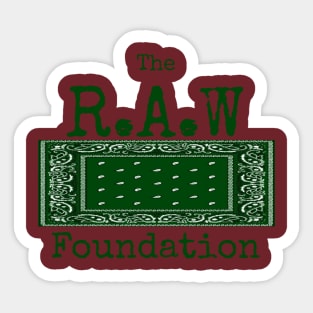 TRF Patch green Sticker